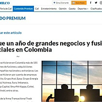 2019 fue un ao de grandes negocios y fusiones comerciales en Colombia